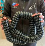 FLEXIBLE DUCTING AIR INTAKE INDUCTION HOSE COLD AIR FEED PIPE VENTILATION TUB
