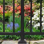 Reusable Vinyl Fence Post Cover Caps Black Protective Deck Post Trim