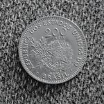  1901 Brazilian 200 Reis Liberty Coin