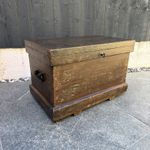 Vintage Carpenters Wooden Tool Chest - Small 
