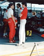 Ayrton Senna McLaren Pit Garage – Original Brazil GP 1988 Photo (10x8)