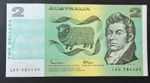 $2 Note Australian Decimal Radar Serial Number In Sequence Unc. Grade x3 (1511)