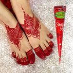 INSTANT RED HENNA MEHNDI TATTO CONES CHEMICAL FREE BRIDAL CONES RED MEHENDI