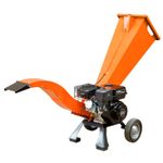 7HP Petrol Wood Chipper Shredder Mulcher - 60mm Cutting Width - Adjustable Chute