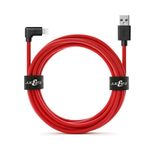 JuicEBitz Heavy Duty USB Fast Charger Cable for iPhone 14 13 12, iPad 4, AIR 2 3