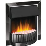 Dimplex DLS20BN Delius Optiflame Effect Electric Inset Fire In Black Nickel 1Z