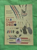 1985 FA Charity Shield Final Everton V Manchester United Mint Condition Original