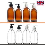 GLASS Bottles Dispenser Pump for Lotion, Hand wash, Shampoo & Conditioner