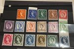 L382: SG570-586 Multiple Crowns Wildings 1958-65 Basic Set of 17 values MH