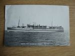 MV Dunera -British India Passenger/Troop Ship -Vintage Used Postcard -Real Photo