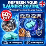 24 Pack Prime Drum Washing Machine Cleaner Pro,Deep Clean Drum & Remove Descaler