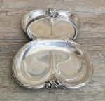 Antique Tray Christofle Gallia Silver Plated Handled Serving Tray Art nouveau 