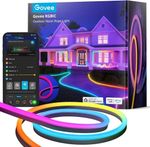 NEW Govee RGBIC Outdoor Neon Rope Light H61A8 Waterproof 32.8ft/10m 72w 24v