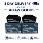 x2Genuine Makita 6ah 18v Power Tool Battery BL1860BX2 18V Li-lon BLUE BOX BATTER