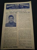 VINTAGE QUEENS PARK RANGERS V MANSFIELD TOWN 29TH DECEMBER 1945