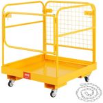 Forklift Safety Cage, 1200 lbs Load Capacity, 36 x 36 inches Folding Forkl
