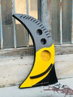 Rosewood Moon Design Lyre Harp 14 Metal Strings Lyre With Strings and Key, Bag