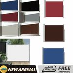 Retractable Side Awning Deck Windbreaker Garden Patio Sun Shade Privacy Screen