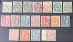 France 1900/1924 - Yvt 107-118 & 124-128 (ex 126) cv 1080 - Muchon type I & II