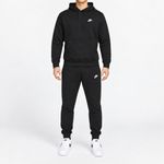 Nike Sportswear Club Fleece Men's Black Hoodie Joggers Set BV2654-010 BV2671-010