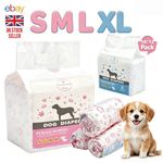 Female Male Wrap Dog Diapers Disposable Nappies Leak Proof Puppy Sanitary Diaper