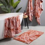 Fusion Matteo Jacquard 100% Cotton 550gsm Bath Mat