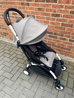 BABYZEN YOYO 2 Single Pushchair, Folding, Basket, 5-Point Harness Grey/Black