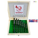 New Adjustable Hand Reamers Set 7 Pcs HV to H3 Sizes 1/4" to 15/32" UK ACTOOLS
