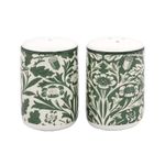 Salt & Pepper Shaker Set Ceramic William Morris Acorn Condiment Pot Cruet 2Pcs