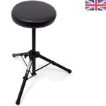 High-Strength Tripod Drum Stool with Double Padding - For Musicians & Drummers