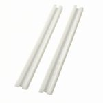 2 Pieces Hand Truck Sliding Strip Nylon Replacement Part Wear-Resistant