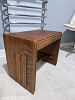 Art Deco 1930s Piano Stool Carved Oak