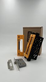 M3D Carpentry Latch Jig - EUROSPEC  BAE5025SN Bathroom Latch 35/44 mm Door