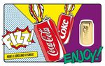 Coca-Cola Pop Art Can Gold Medal Card 1/1000oz Fine Gold – NEW RELEASE