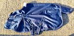 New 600 D Mini Lightweight Turnout Shetland Rug Pony Rug Foal Rug No Fill NAVY