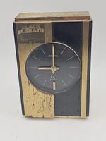 Vintage Seiko Quartz Desk Clock – Black Sabbath “Paranoid” 1970 Ozzy Osbourne.