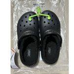 Crocs Dual Comfort Black Lined Slip On Sandals UK Size 8 Unisex Adults