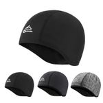 Skull Cap Sweat Wicking Helmet Liner Cycling Running Beanie Hats for Men Women