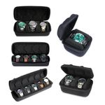 1-5-Slot Watch Box Organizer Hard Shell Watch Case for Watch Storage