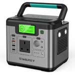 SWAREY Portable Power Station S500 518Wh 230V/1000W Solar Power Generator Supply