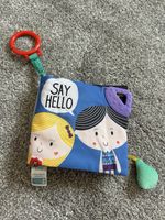 Baby Sensory ‘Say Hello’ Stroller/ Pram Book, Teething, Activity, East Coast Toy