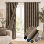 Thermal Blackout Curtains Pair Ready Made Eyelet Ring Top Thick Premium Fabrics