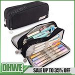 Pencil Case for Girls Boys Large Pencil Cases Big Capacity with 3 Compartments