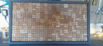 Framed Wine Cork Mosaic Panel, Assorted Natural Wine Corks for Crafts