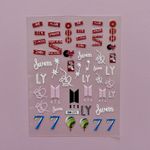 BTS ARIRANG logo / symbol nail stickers. Taehyung Jungkook SUGA Jin Bangtan ARMY