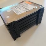 2.5" SSD HDD Stackable Bracket Kit | Modular Drive Mount Holder | 16 Clips for 4