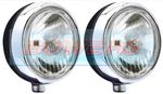 2x 7" Cibie Oscar Replica Spotlights Spotlamps H3 Stainless Steel Chrome