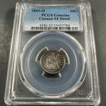 1841-O 10C Liberty Seated Dime PCGS XF Details, Cleaned (89284)