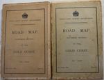 2 ROAD MAPS OF THE GOLD COAST (NORTHERN & SOUTHERN SECTIONS) 1940 Ghana W.Africa