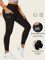 Women High Waist Activewear for Yoga Gym with Tummy Control & Double Pockets